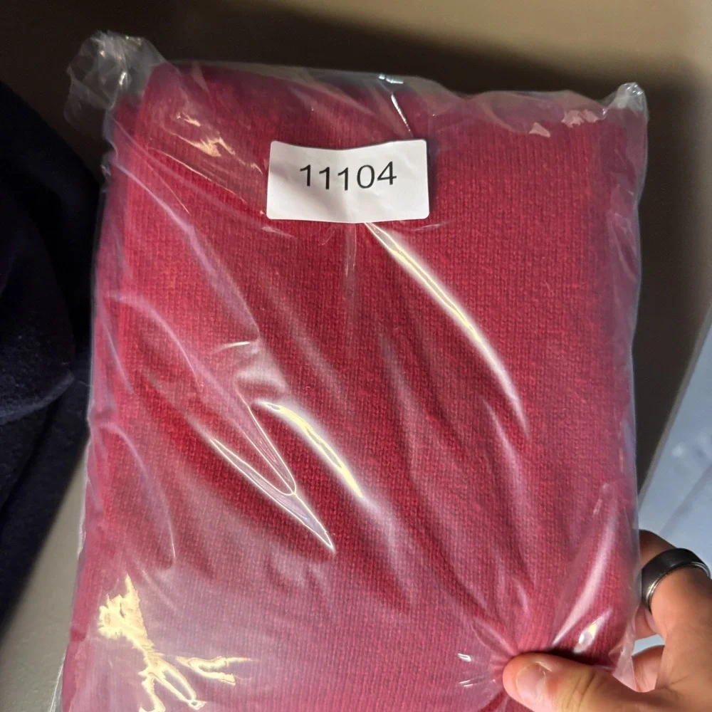 Vintage Polo Ralph‎ Lauren Sweater Mens Large Red V-Neck Lightweight Knit Pony